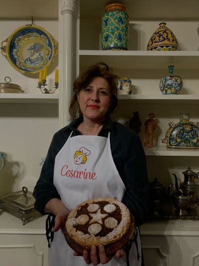 crostata albicocche e cioccolato